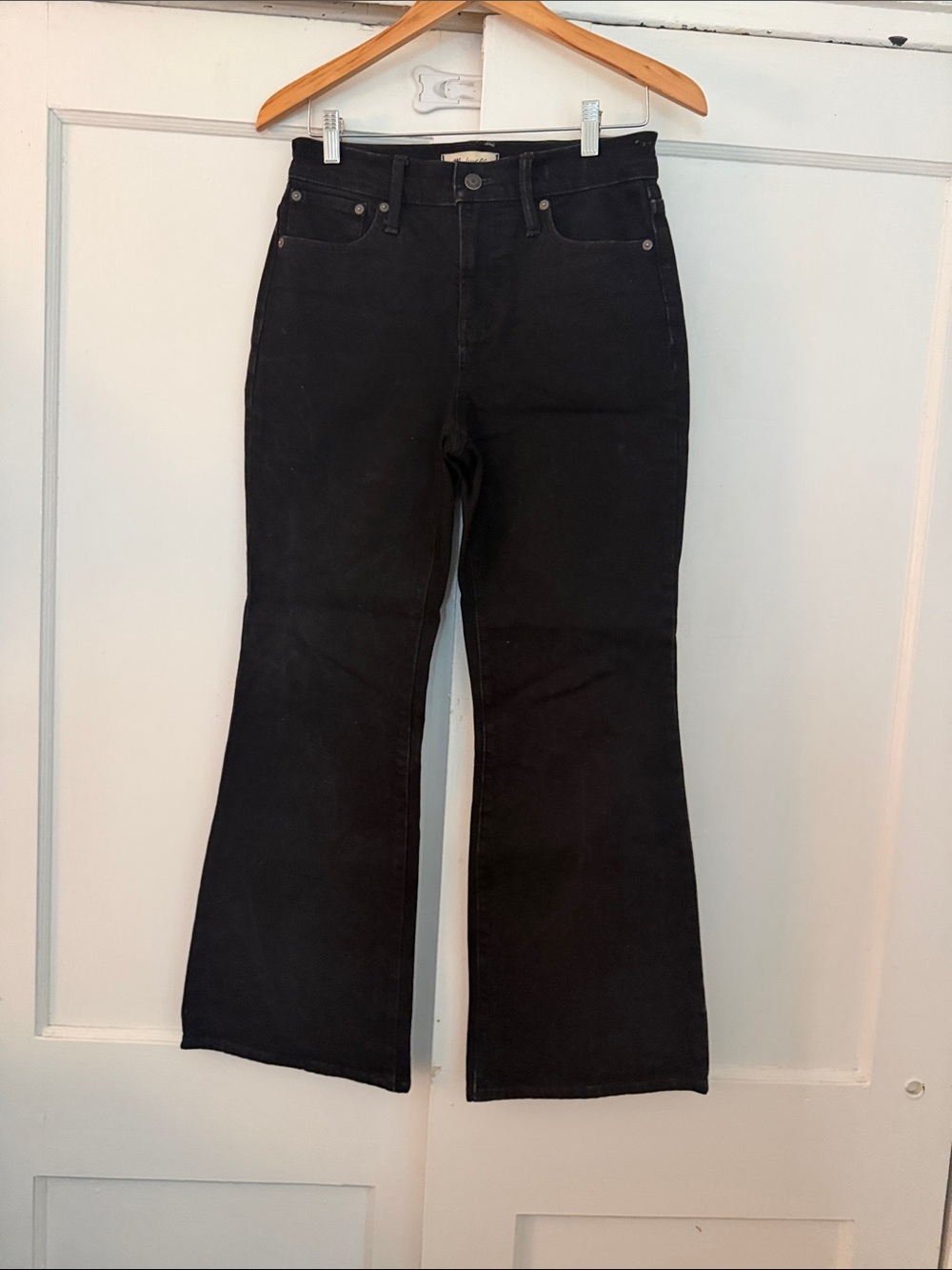 Madewell The Perfect Vintage Flare Jeans 26P Black Flare Jeans - Women